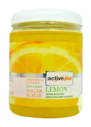 active plus sugar scrub lemon